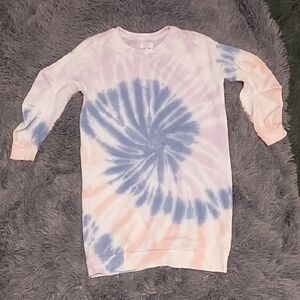 Pastel Tie-Dye Swirl Dress